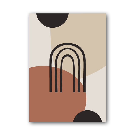 Terracotta Layered Arch Poster