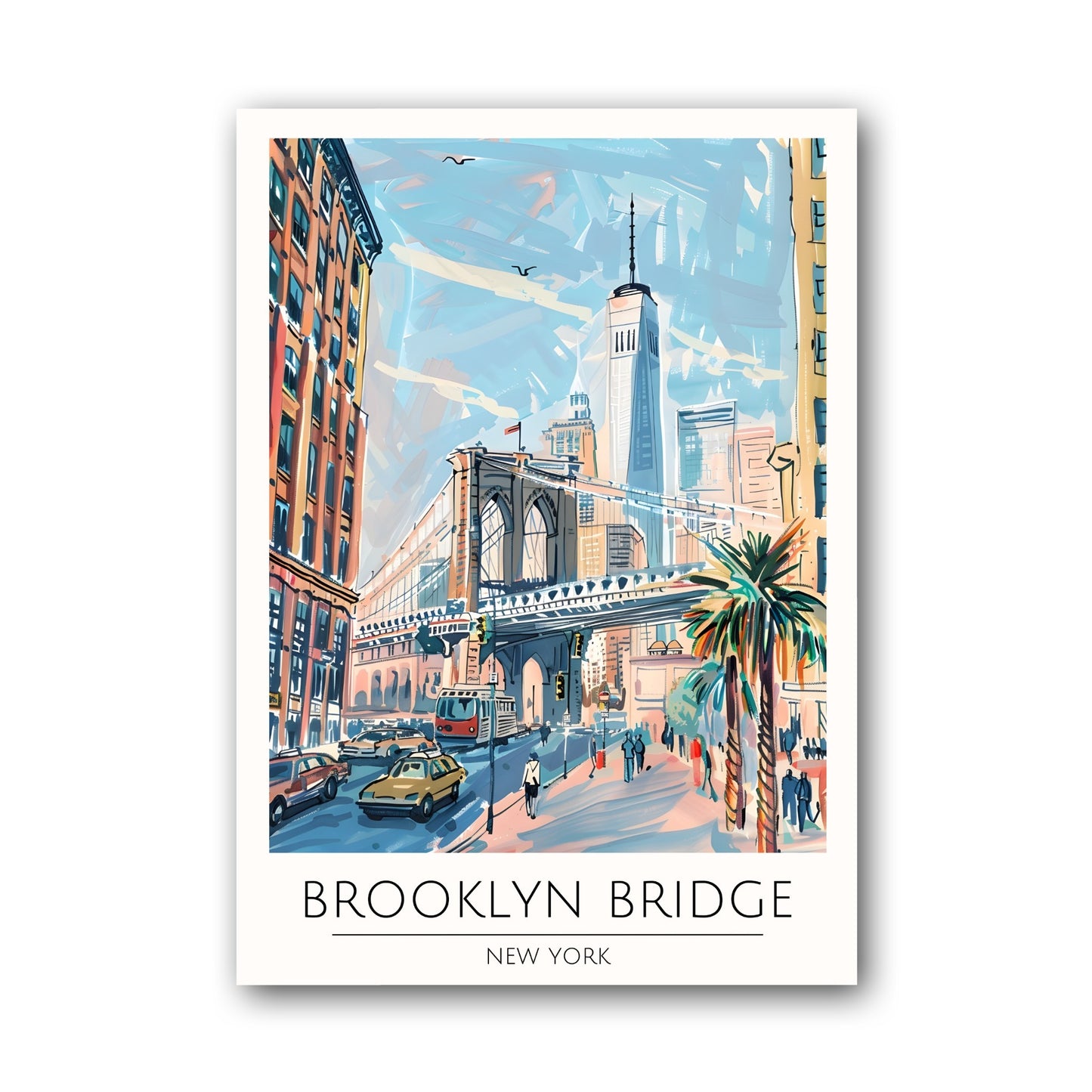 Brooklyn Bridge - New York Poster
