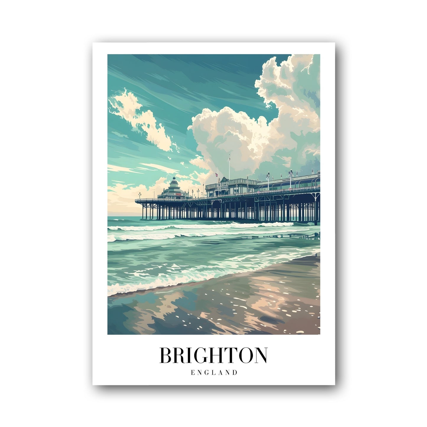 Brighton - England Poster