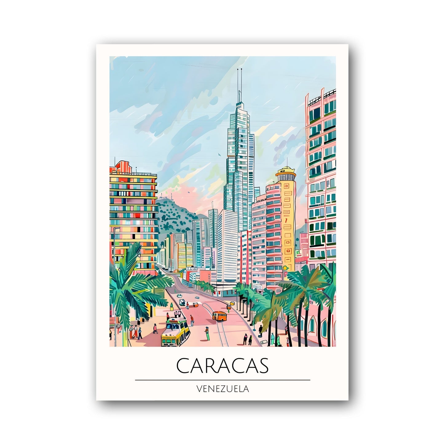 Caracas - Venuzuela Poster