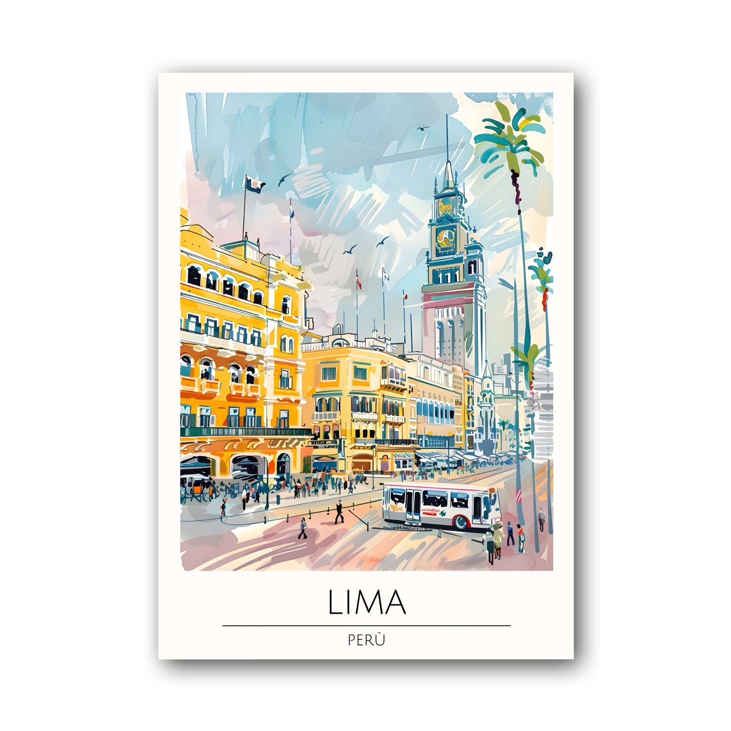 Lima - Perù Poster