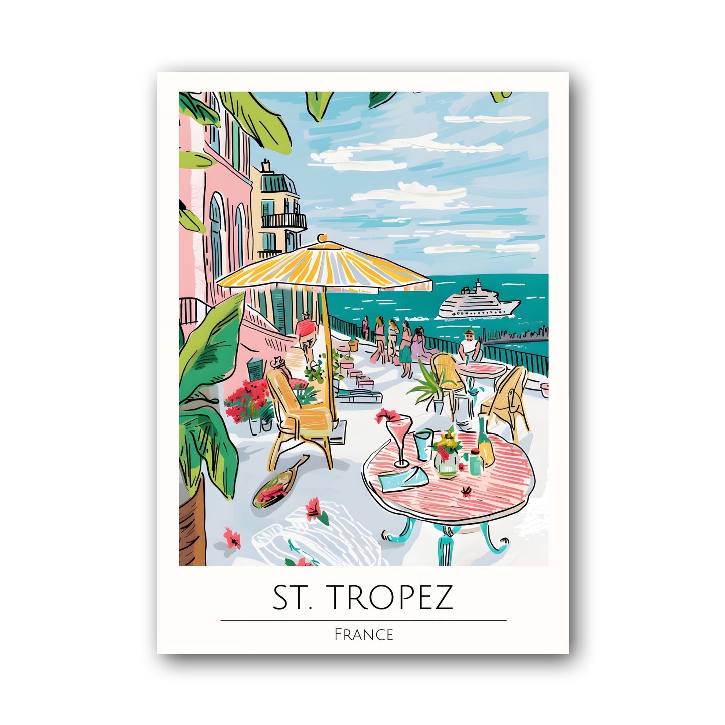 St. Tropez - France Poster