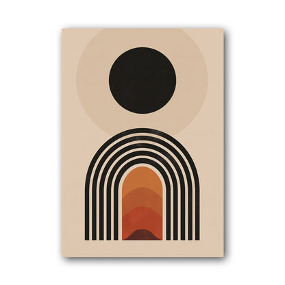 Black and Rust Portal Poster