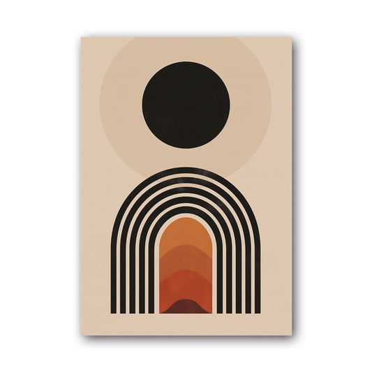 Black and Rust Portal Poster