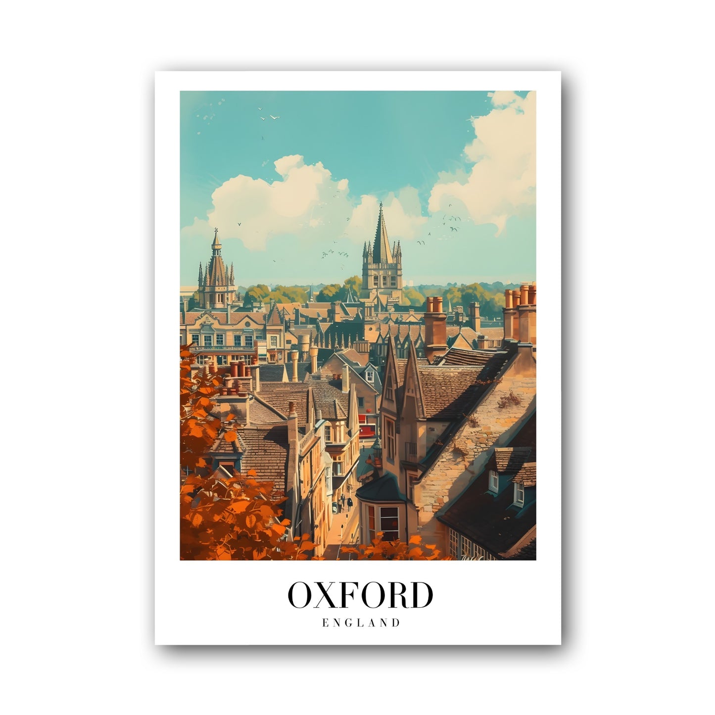 Oxford - England Poster