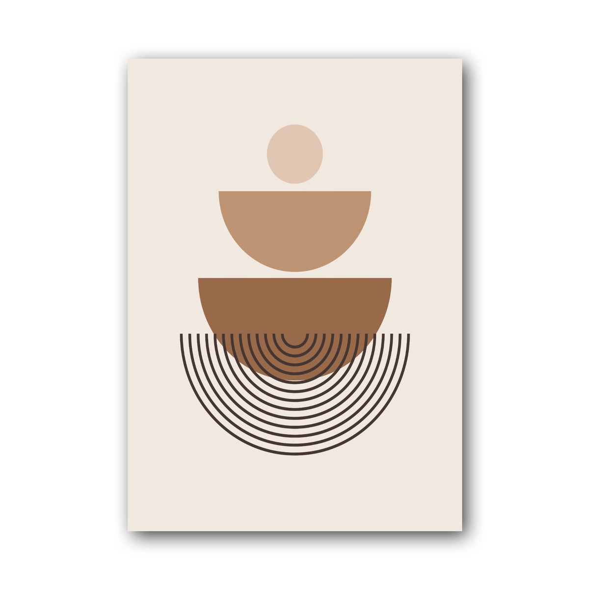 Terracotta Layered Bowl Poster