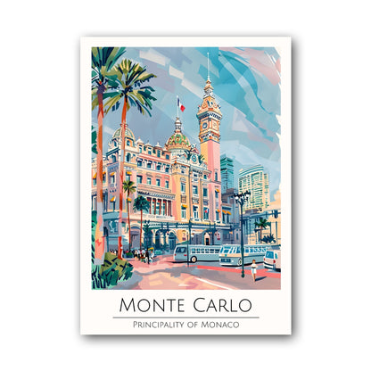Monte Carlo - Principality of Monaco Poster