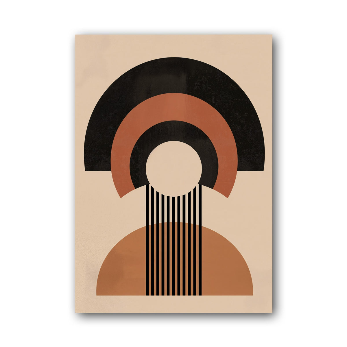 Terracotta Layered Portal Poster