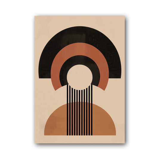 Terracotta Layered Portal Poster