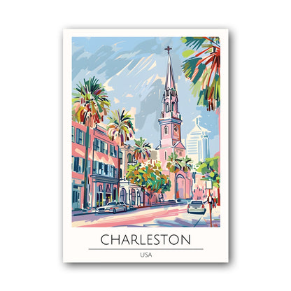Charleston - USA Poster