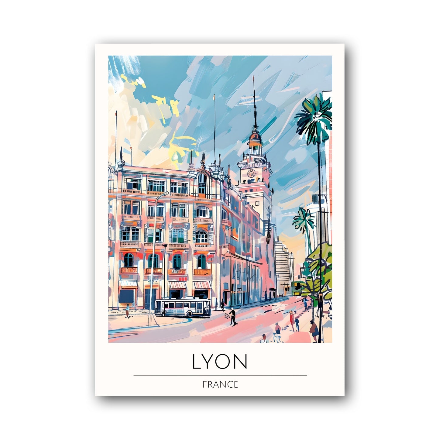 Lyon - France Poster