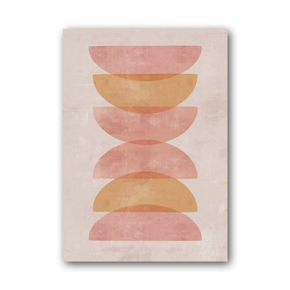 Blush Stacked Bowls Poster