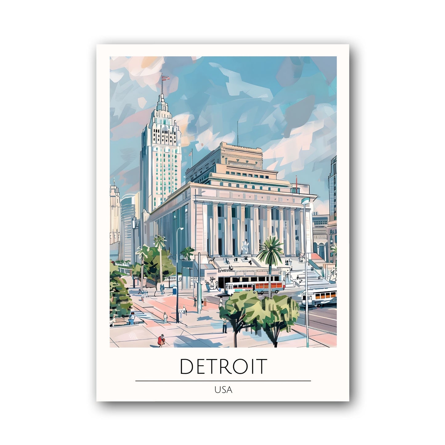 Detroit - USA Poster