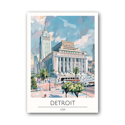Detroit - USA Poster