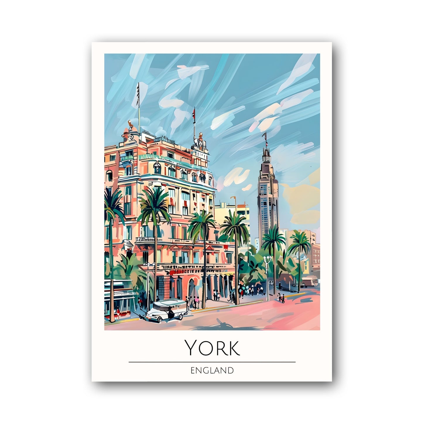 York - England Poster