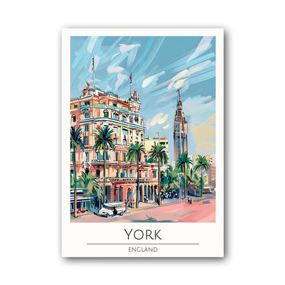 York - England Poster