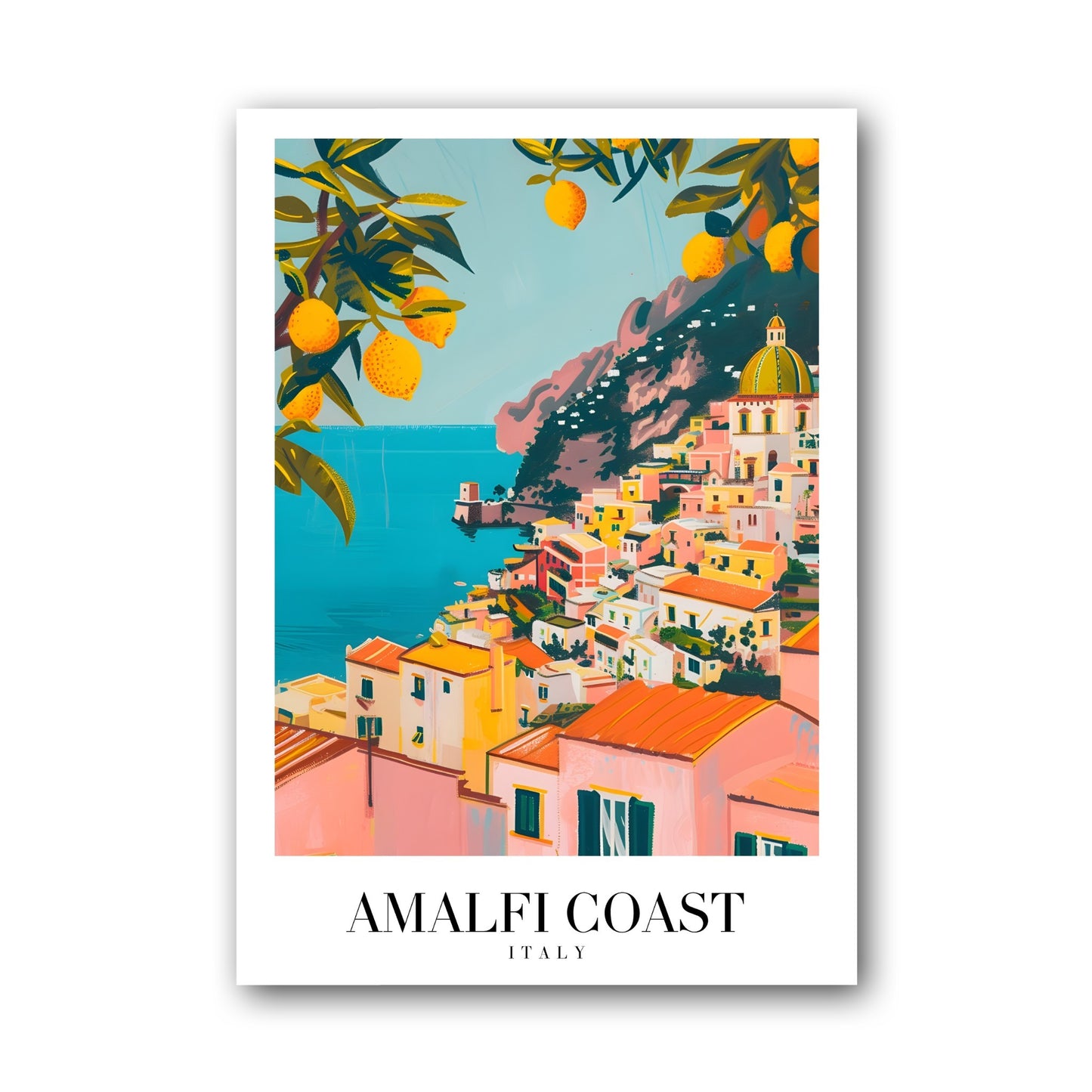 Amalfi Coast - Italy Poster