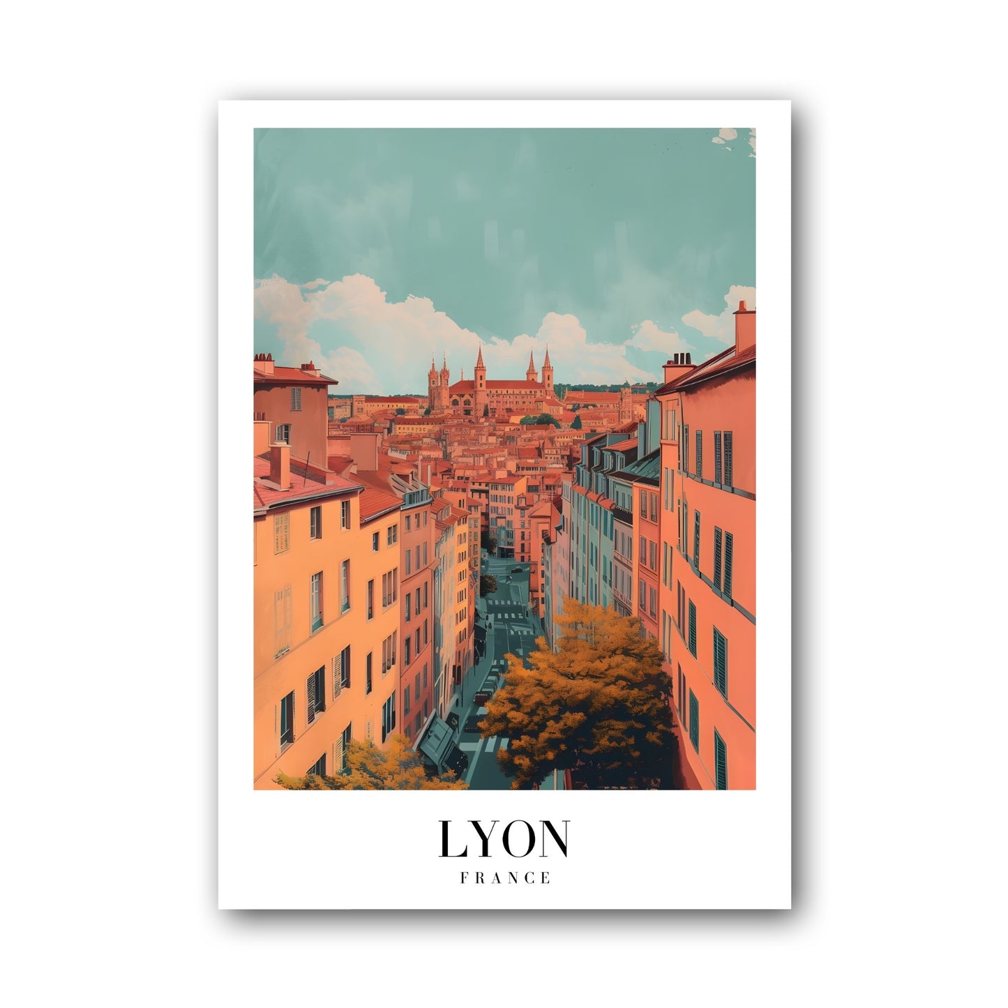 Lyon - France Poster