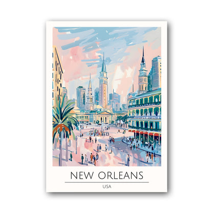 New Orleans - USA Poster