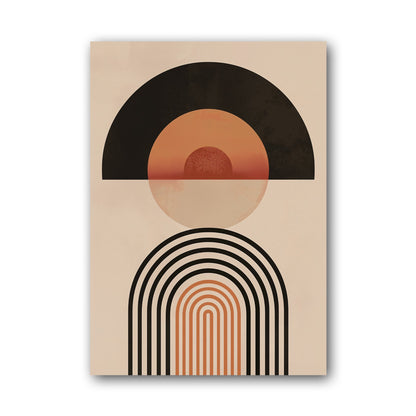 Terracotta Sunset Arch Poster