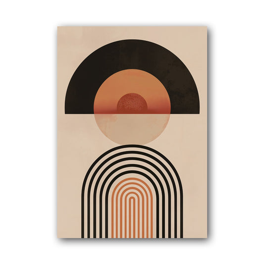 Terracotta Sunset Arch Poster