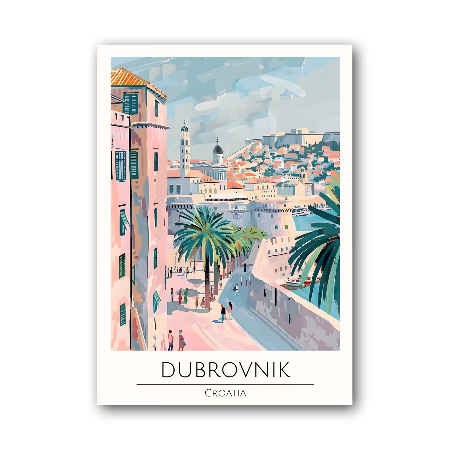 Dubrovink - Croatia Poster