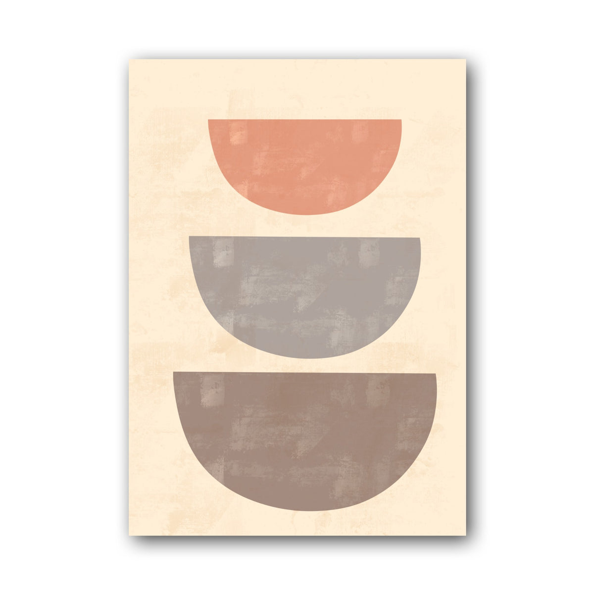 Neutral Bowl Stack Poster