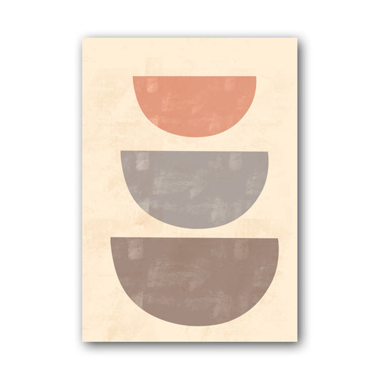 Neutral Bowl Stack Poster