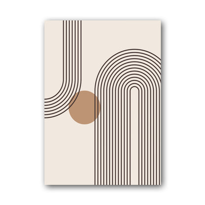 Ochre Dot Twin Arch Poster