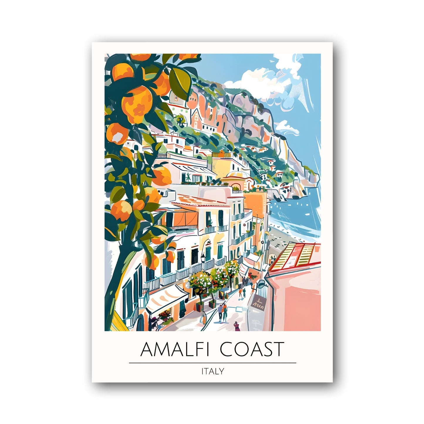 Amalfi Coast - Italy Poster
