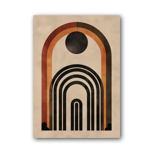 Rust Nested Archway Poster