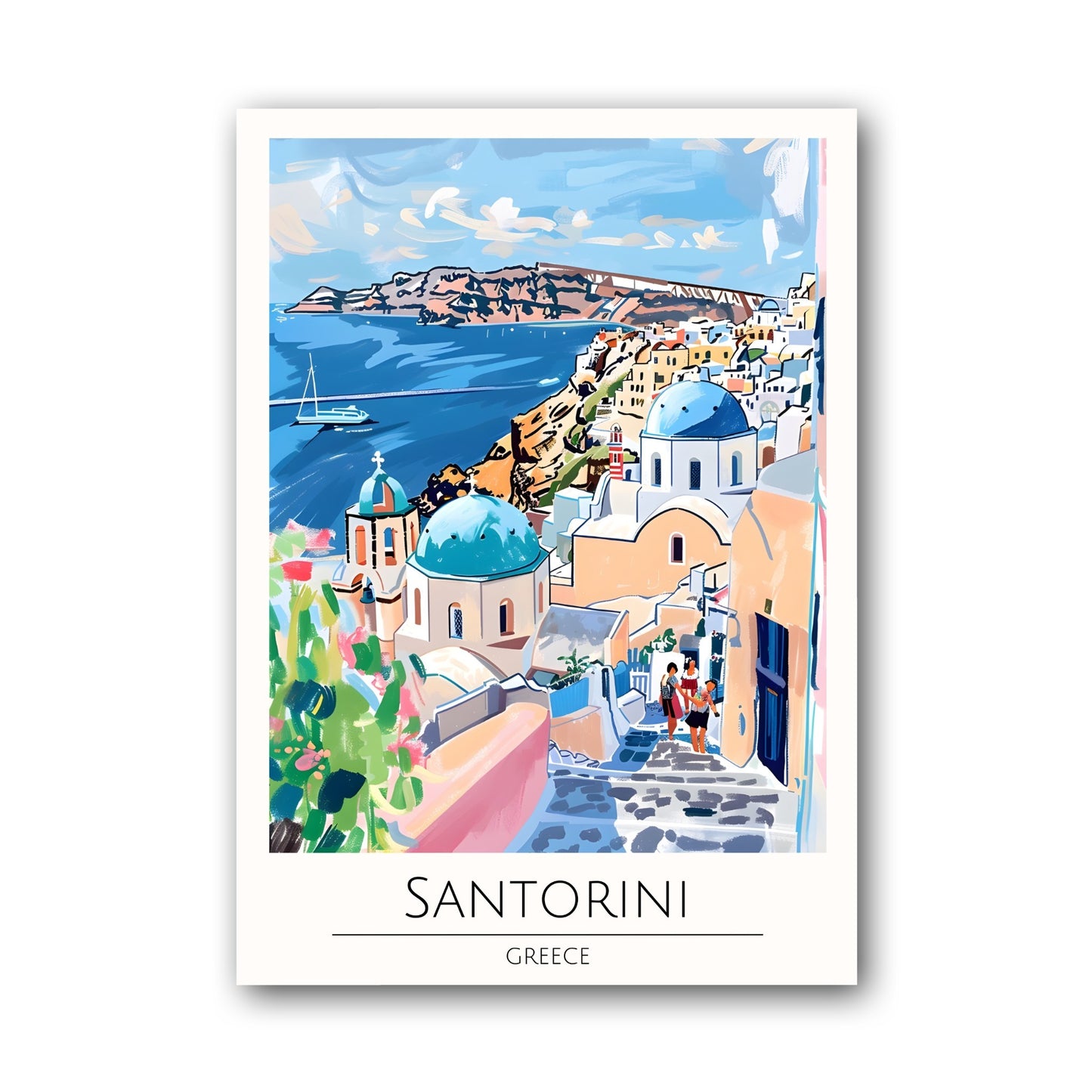 Santorini - Greece Poster