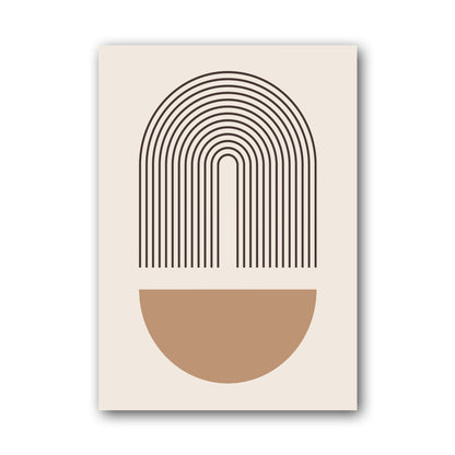 Terracotta Bowl Rainbow Poster