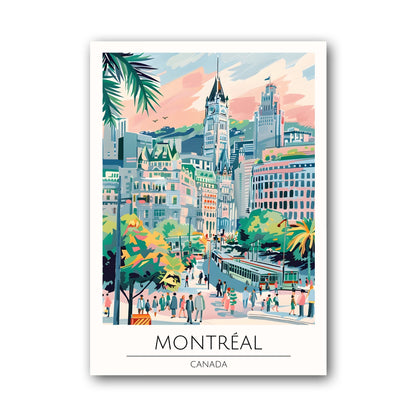 Montréal - Canada Poster