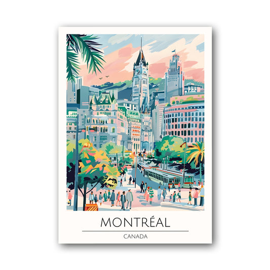 Montréal - Canada Poster