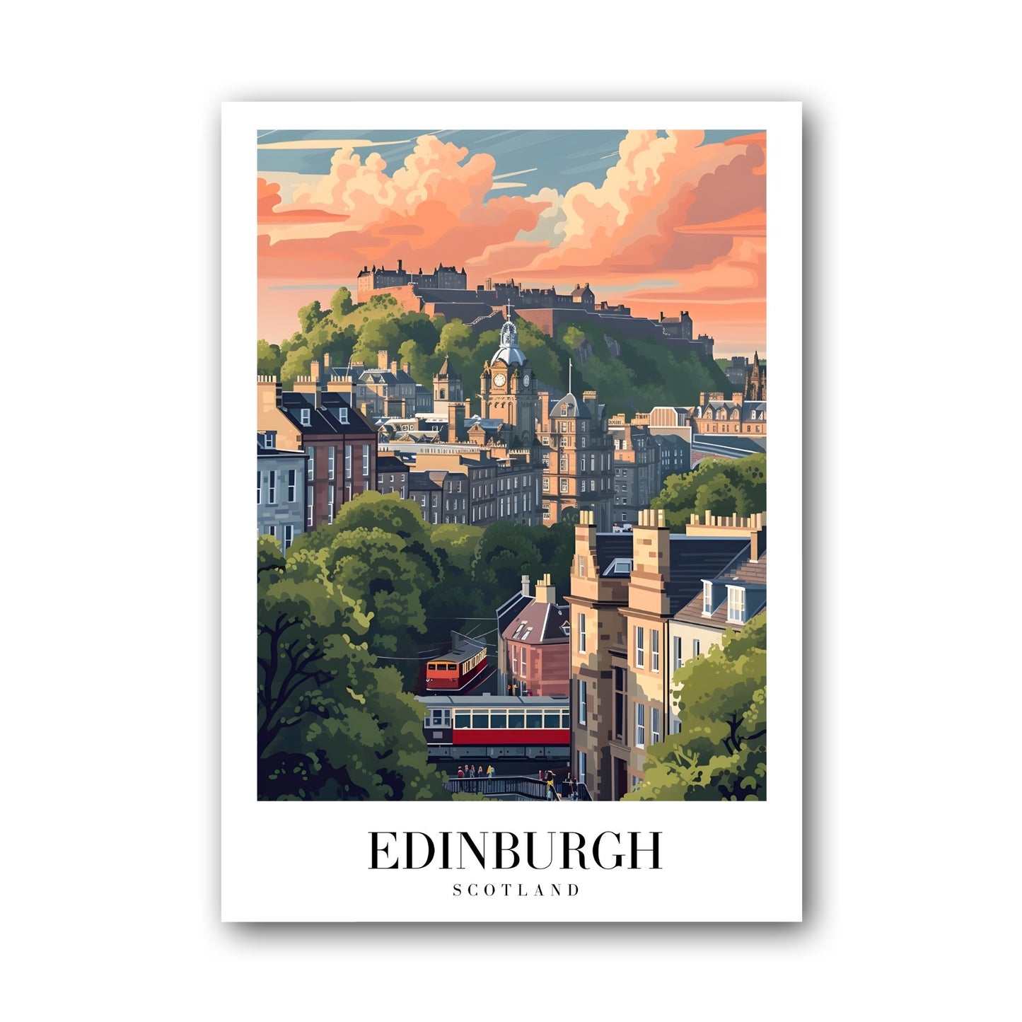 Edinburg - Scotland Poster