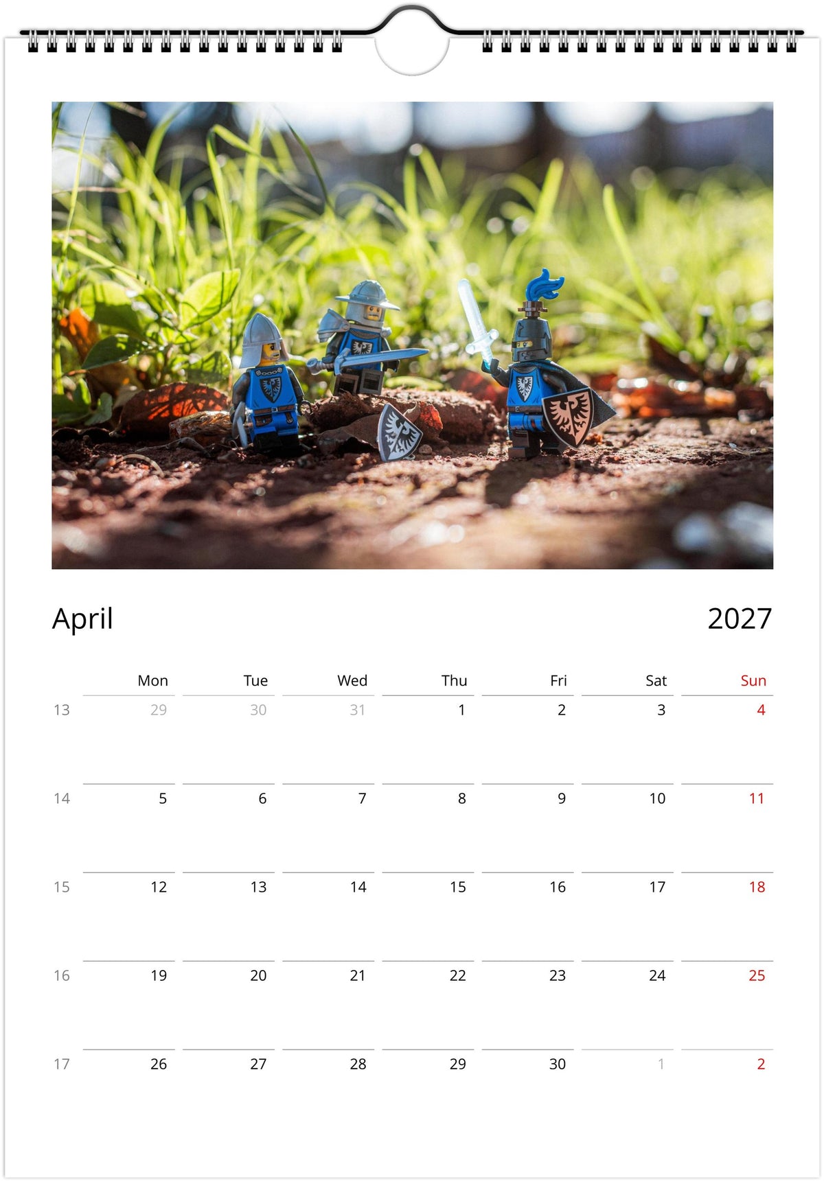 Minifig on Camera - Wall calendar (2027)
