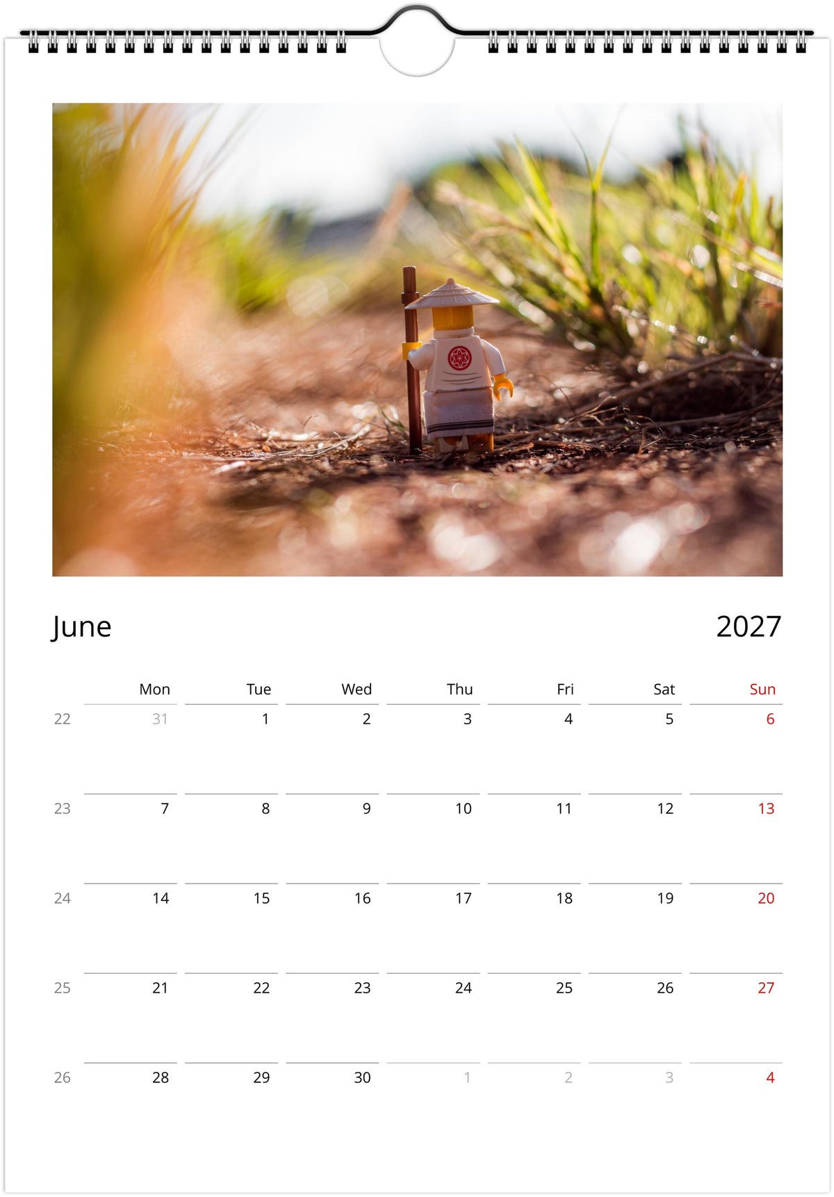 Minifig on Camera - Wall calendar (2027)