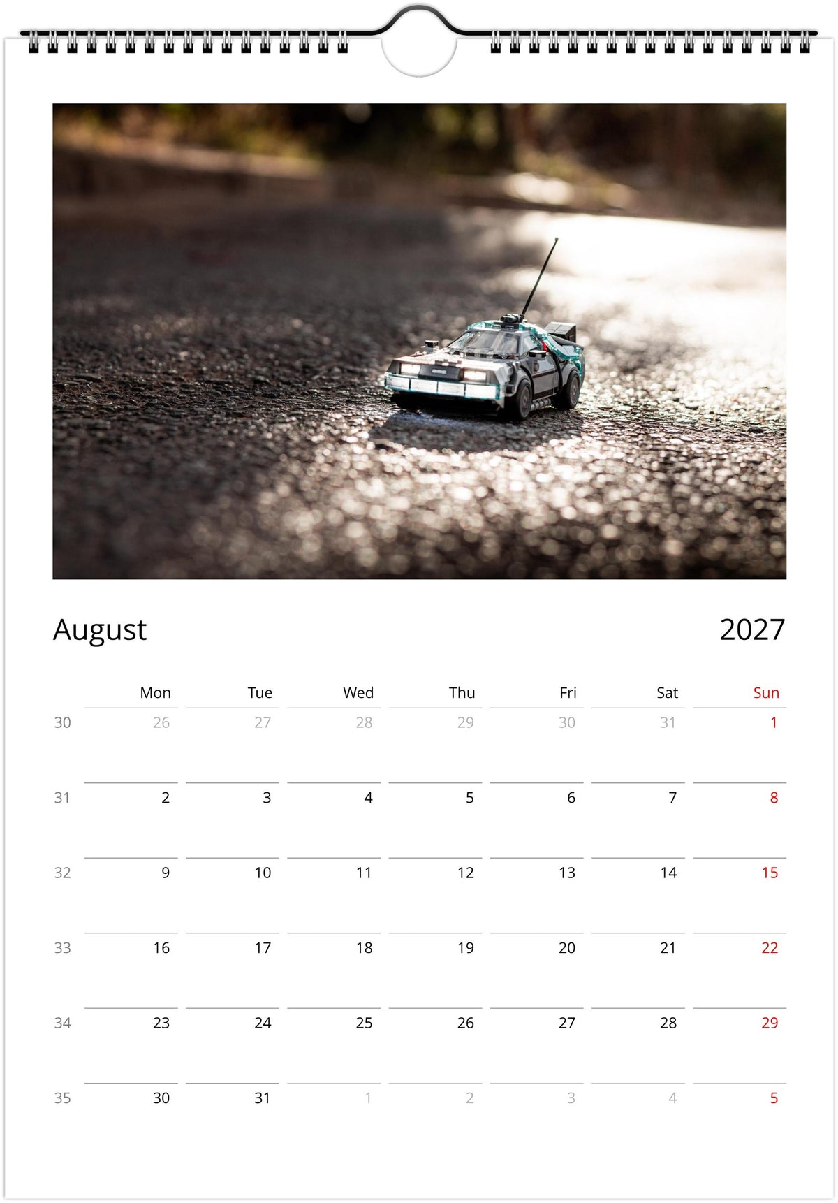 Minifig on Camera - Wall calendar (2027)